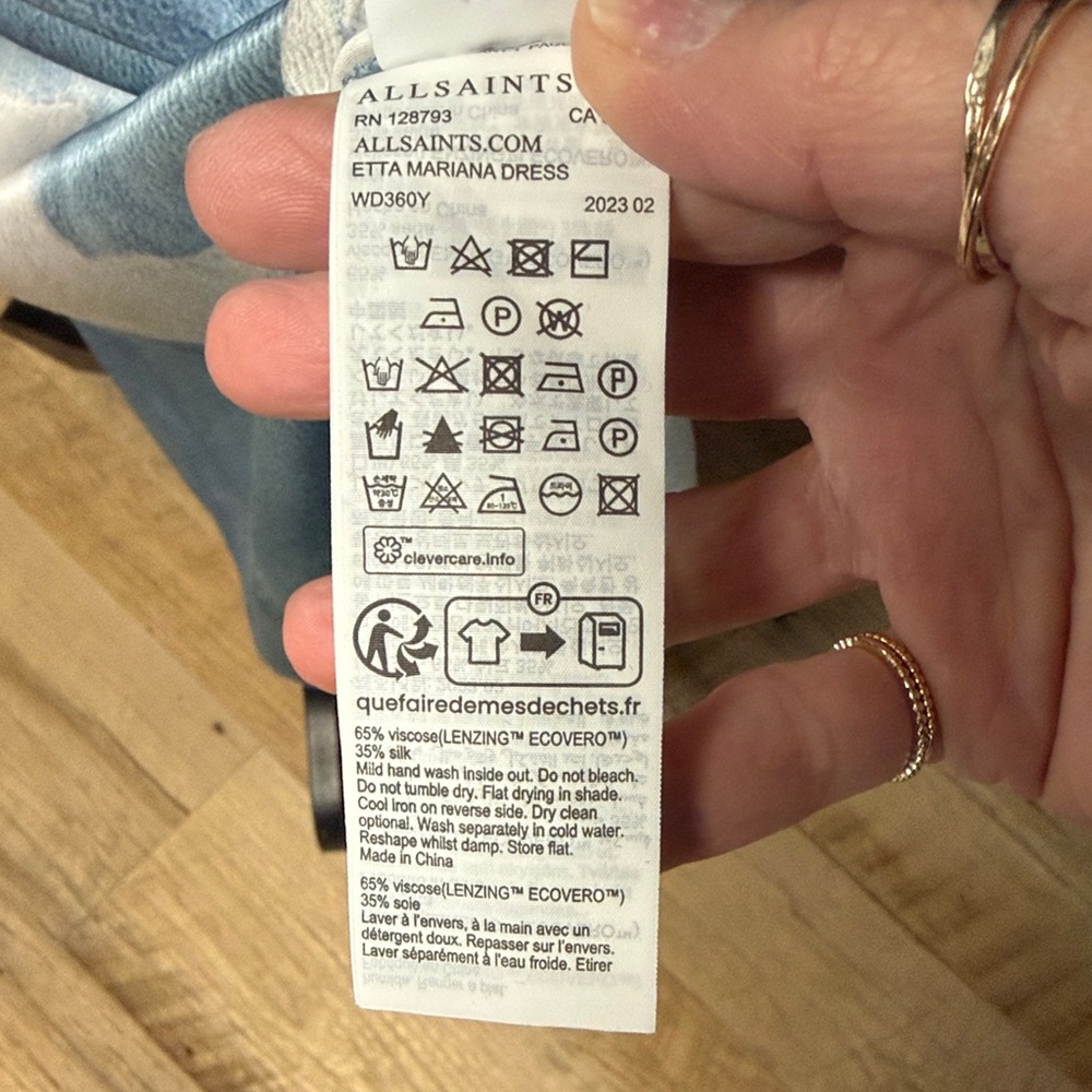 All Saints NWT Maxi Dress - Picture 9 of 10